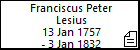 Franciscus Peter Lesius