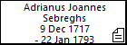 Adrianus Joannes Sebreghs