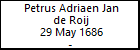 Petrus Adriaen Jan de Roij