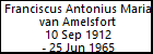 Franciscus Antonius Maria van Amelsfort