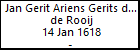 Jan Gerit Ariens Gerits de Oude de Rooij