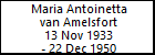 Maria Antoinetta van Amelsfort