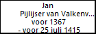 Jan  Pijlijser van Valkenvoorde