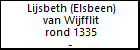 Lijsbeth (Elsbeen) van Wijfflit