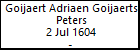 Goijaert Adriaen Goijaerts Peters