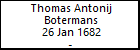 Thomas Antonij Botermans