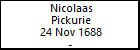 Nicolaas Pickurie