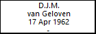 D.J.M. van Geloven