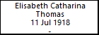 Elisabeth Catharina Thomas