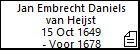 Jan Embrecht Daniels van Heijst