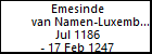 Emesinde van Namen-Luxemburg