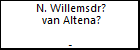 N. Willemsdr? van Altena?