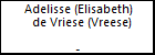 Adelisse (Elisabeth) de Vriese (Vreese)