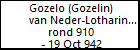 Gozelo (Gozelin) van Neder-Lotharingen