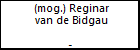 (mog.) Reginar van de Bidgau