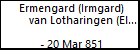Ermengard (Irmgard) van Lotharingen (Elzas)