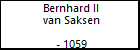 Bernhard II van Saksen