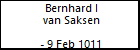 Bernhard I van Saksen