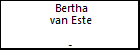 Bertha van Este