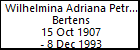 Wilhelmina Adriana Petronella Bertens