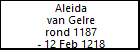 Aleida van Gelre