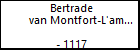 Bertrade van Montfort-L'amaury