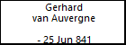 Gerhard van Auvergne