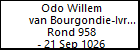 Odo Willem van Bourgondie-Ivrea