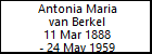 Antonia Maria van Berkel