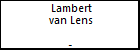 Lambert van Lens