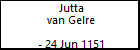 Jutta van Gelre