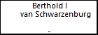 Berthold I van Schwarzenburg