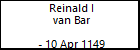 Reinald I van Bar