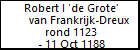 Robert I 'de Grote' van Frankrijk-Dreux