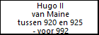 Hugo II van Maine