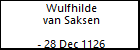 Wulfhilde van Saksen