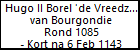 Hugo II Borel 'de Vreedzame' van Bourgondie