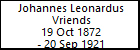 Johannes Leonardus Vriends