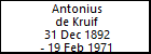Antonius de Kruif