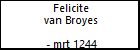 Felicite van Broyes