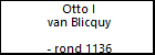 Otto I van Blicquy