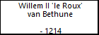 Willem II 'le Roux' van Bethune