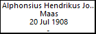 Alphonsius Hendrikus Josephus Maas