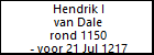 Hendrik I van Dale