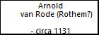 Arnold van Rode (Rothem?)