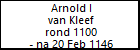 Arnold I van Kleef