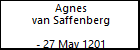Agnes van Saffenberg