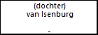 (dochter) van Isenburg