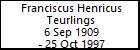 Franciscus Henricus Teurlings