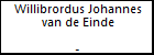 Willibrordus Johannes van de Einde